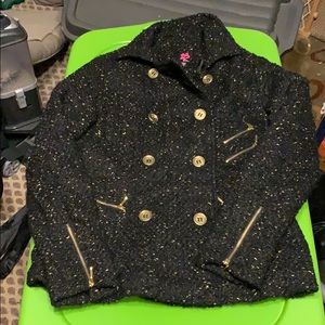 Bebe button up coat